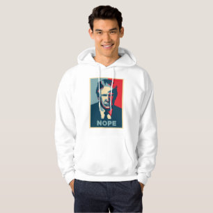 donald trump nope mens capoté sweat - shirt à capu