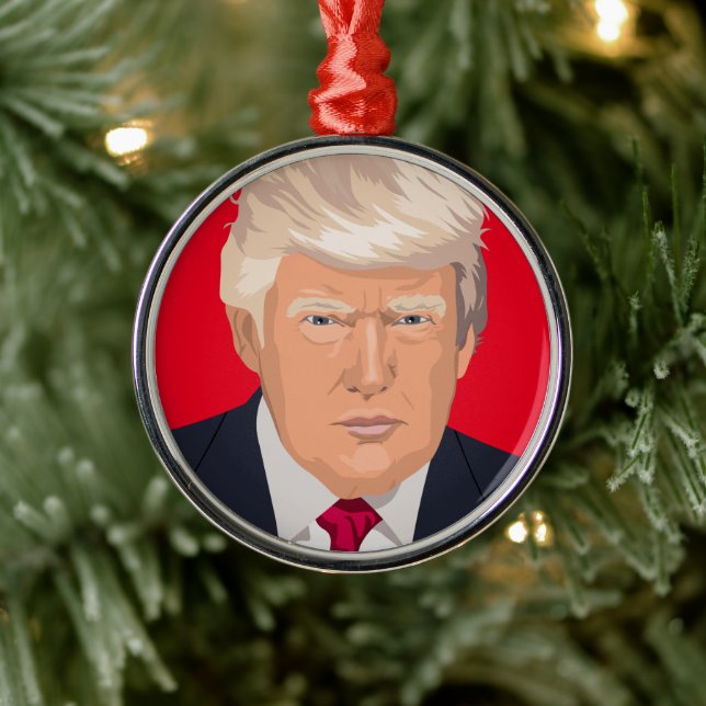 DONALD TRUMP ORNEMENT DE NOËL (Arbre)