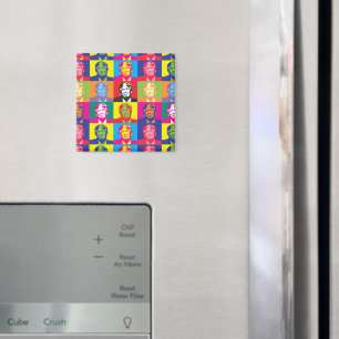 Donald Trump Pop Art Magnet Carré