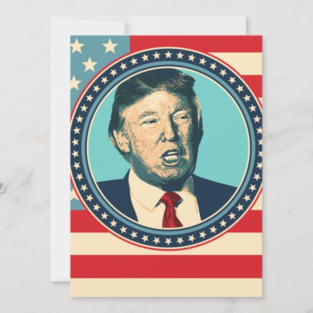 donald trump pour le président (Devant)