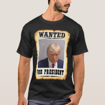 Donald Trump Pour Le Président Mug Shot T-Shirt