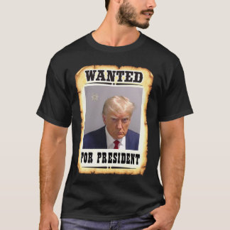 Donald Trump Pour Le Président Mug Shot T-Shirt