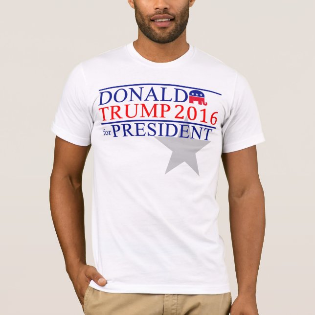 Donald Trump Pour Le Président T-Shirt (Devant)