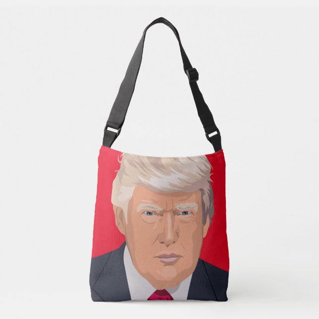 DONALD TRUMP POURSUIVRE, TOUT SUR LE SAC DE CROSSB (Devant)