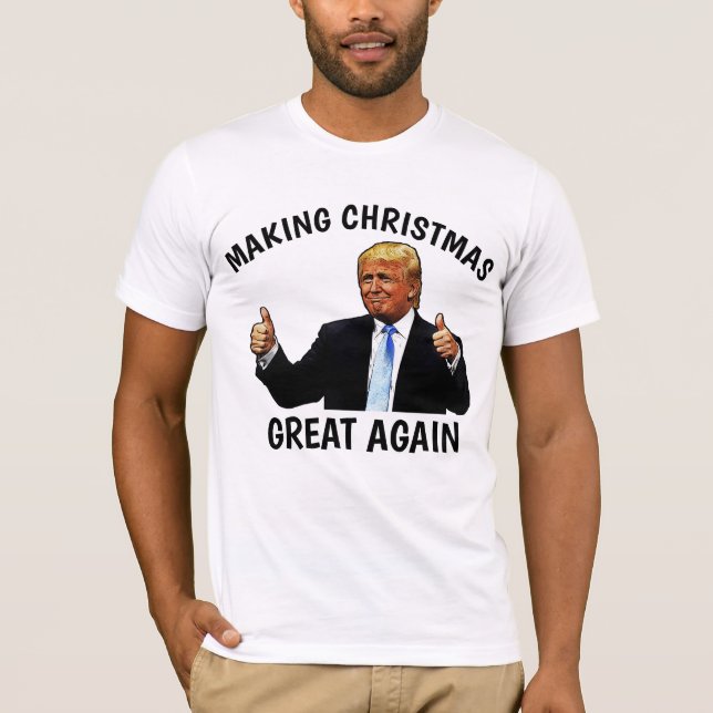 DONALD TRUMP REND NOËL GRAND À NOUVEAU T-shirt (Devant)