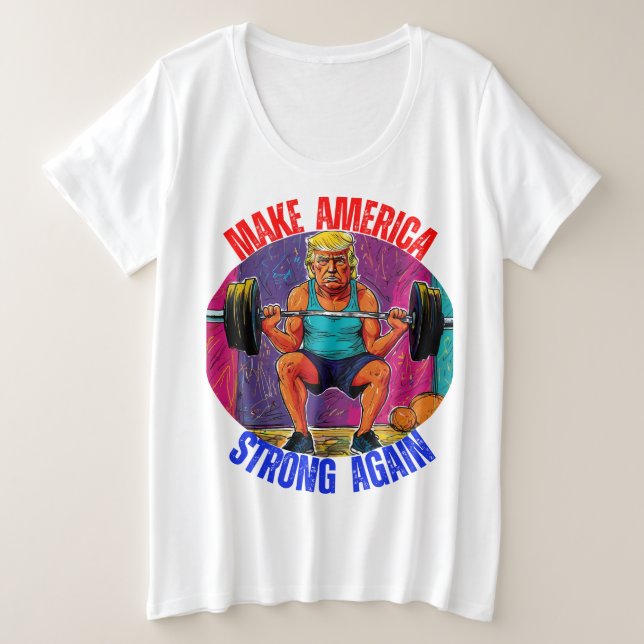 DONALD TRUMP - RENDRE L'AMÉRIQUE FORTE (Design devant)