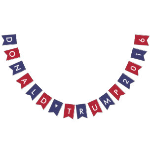 Donald Trump républicain 2016 couleurs de drapeau