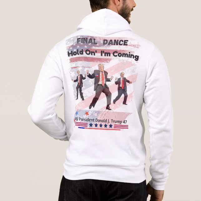 Donald Trump Sweat - shirt à capuche masculin (Dos)