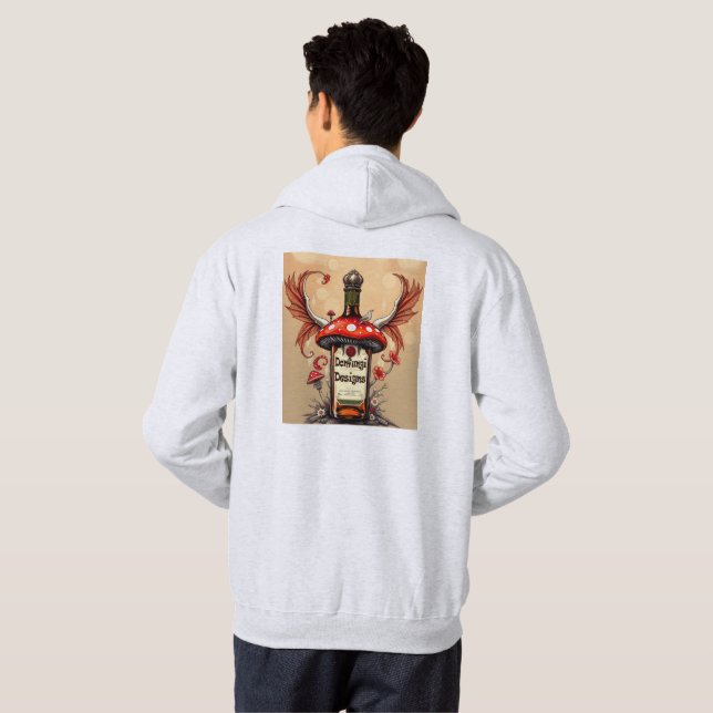 Donfungi Logo Sweat à capuche (Dos entier)