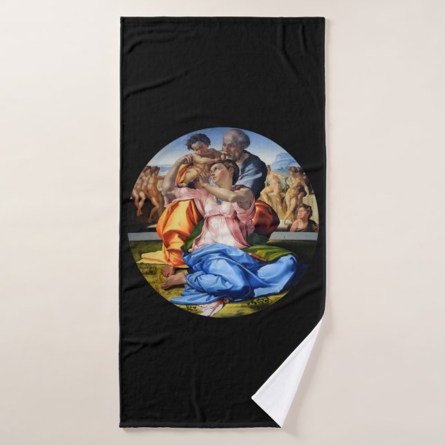Doni Tondo, Doni Madona, Michel-Ange, 1507 (Serviette de bain)