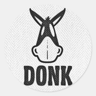 DONK - Black on White - Sticker Set