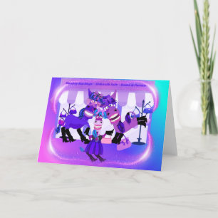 Donkey Darlings Sidewalk Vente Carte de voeux