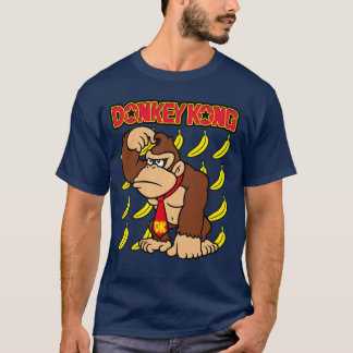 Donkey Kong Apehoughts Banana Background Pullover 