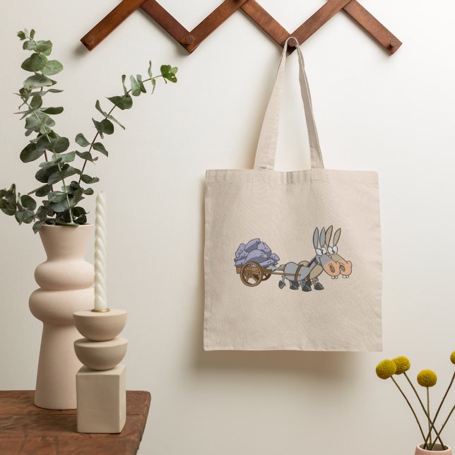 Donkies Tirant Un Sac fourre-tout De Panier (Créateur téléchargé)