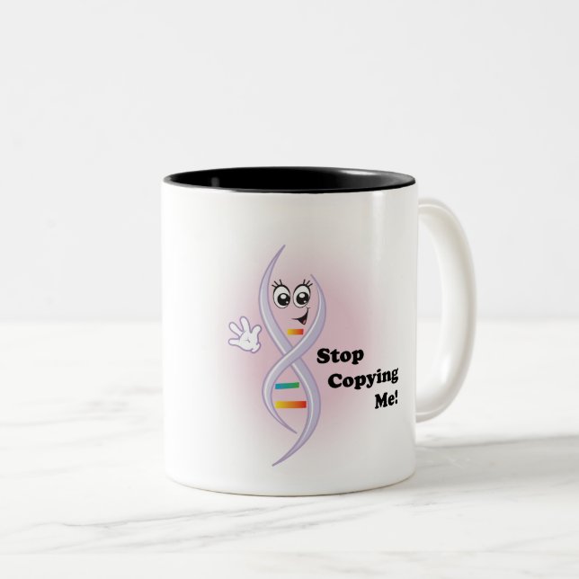 Donna DNA "Arrêtez de me copier !"Coffee Mug (Devant droit)