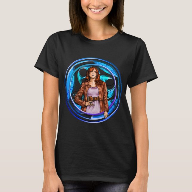 Donna Noble - T-shirt de la dame du temps (Devant)