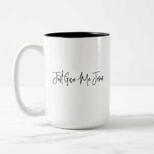 Donne-moi juste Jésus Inspirational Mug set (4 sur