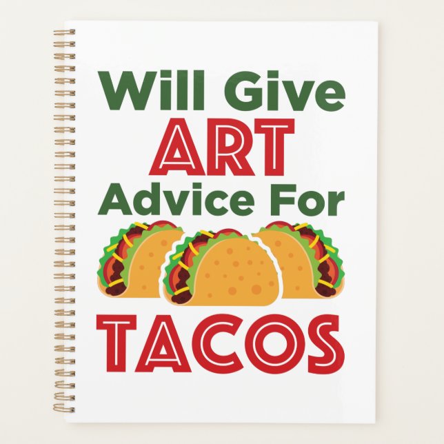 Donner des conseils d'art pour Tacos Artiste ensei (Devant)