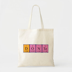 Donner le sac fourre-tout de nom de table périodiq
