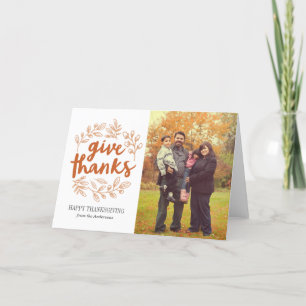 Donner un Carte photo de script Merci