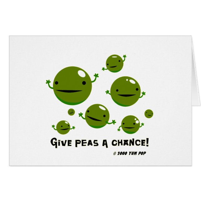 Donnez à des pois une occasion (Devant horizontal)