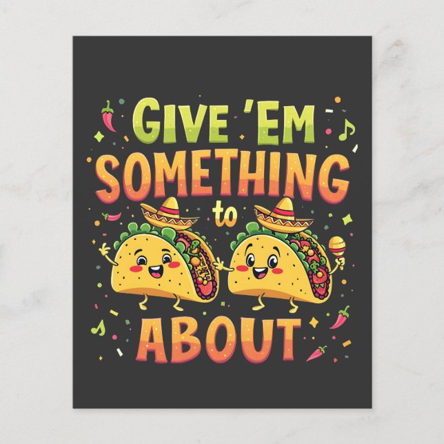 Donnez à Em quelque chose à Taco à propos de Cinco (Devant)