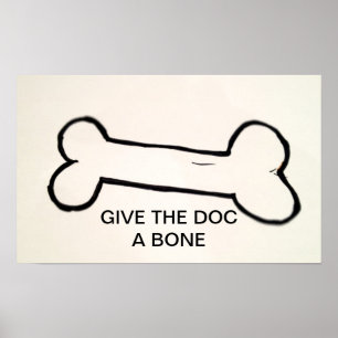 DONNEZ AU DOC. UNE AFFICHE D'OS