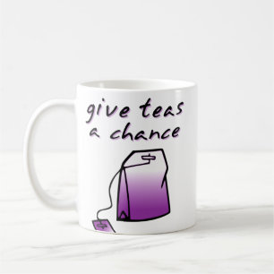 Donnez Aux Thés Une Chance Drôle Humour De Mug