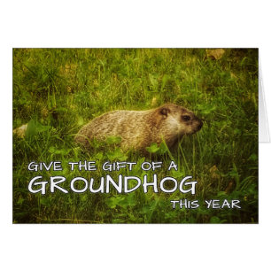 Donnez le cadeau d'une carte Groundhog cette année