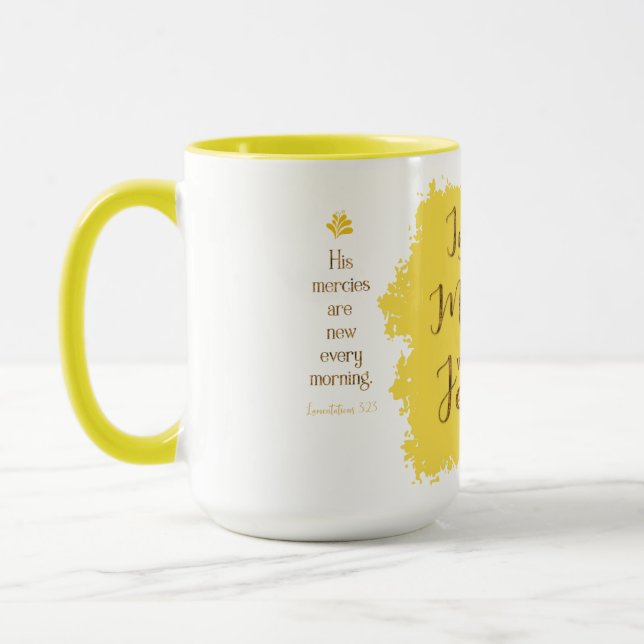 "Donnez-moi Jésus" tasse combinée de 15 onces (le (Gauche)