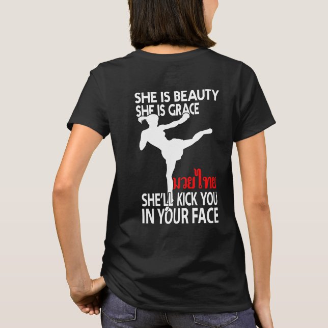 Donnez un coup de pied dedans votre T-shirt drôle (Dos)