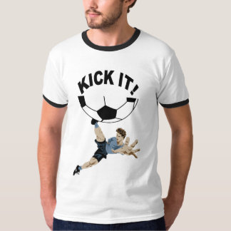 Donnez- un coup de piedle T-shirt du football