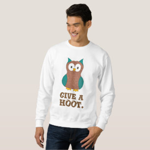 Donnez un Sweatshirt de la Chouette de dessin CHAU