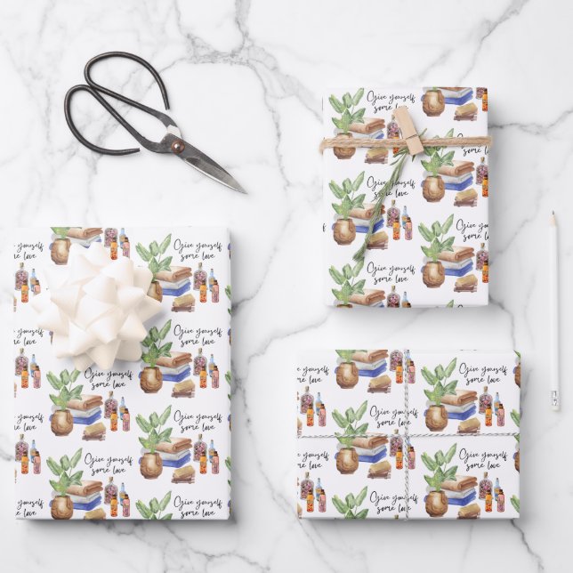 Donnez-Vous Un Peu D'Amour Envelopper Les Feuilles (Recto)