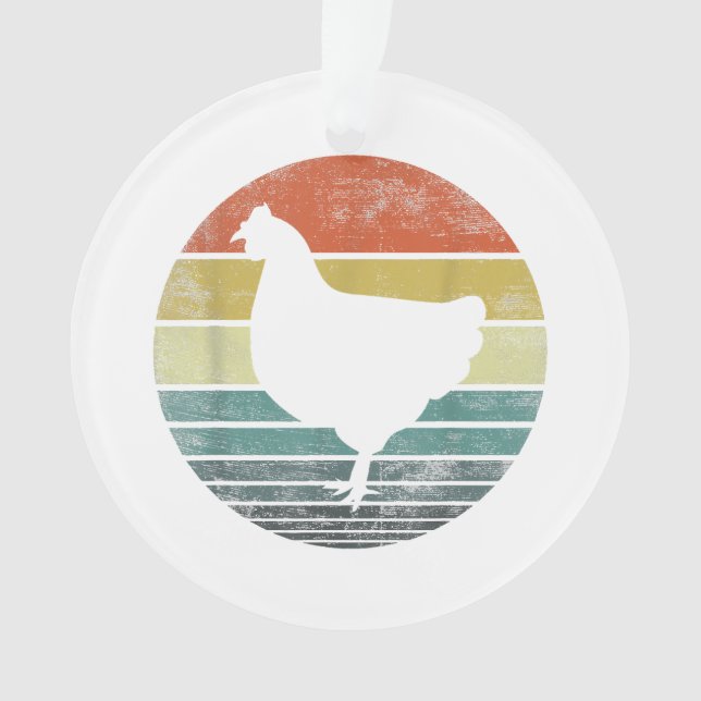 Dons De Poulets Amusants Fermier Rétro Vintage Far (devant)