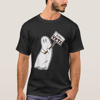 Dont Boo Vote Funny Ghost Halloween Voter Tshirt