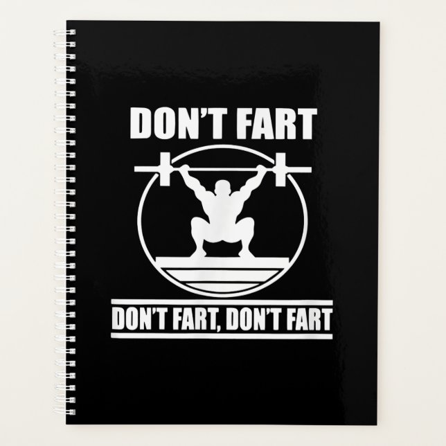 Dont Fart Funny Gym Workout Squat pour Bodybuilder (Devant)