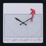 Don't get caught in a fib<br><div class="desc">Don't get caught in a fib. A Fibonacci spiral, that is!</div>