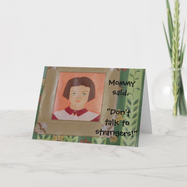 Don't Talk to Strangers : La carte de maman Said S (Devant)