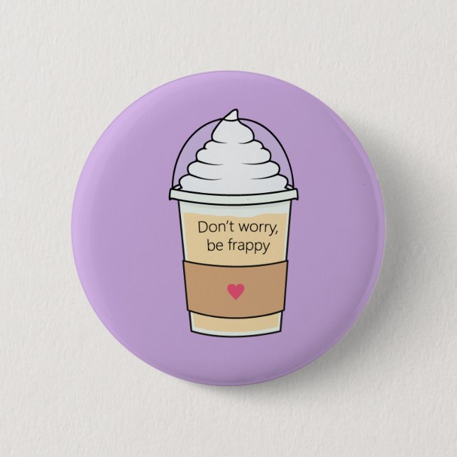 Don't Worry Be Drey Pin Badge (Devant)