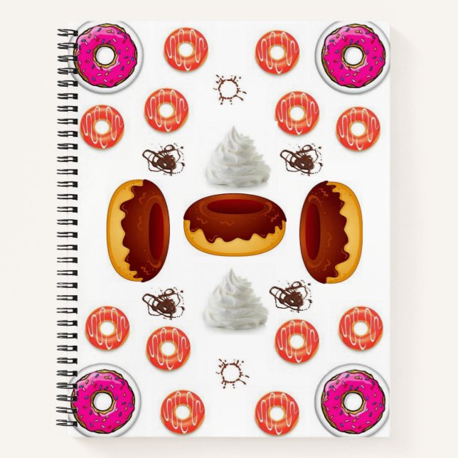 Donut Carnet spirale (Devant)