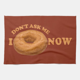 Donut Humour serviette de cuisine personnalisée