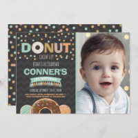 Donut Invitation Anniversaire Donut Grow Up Party