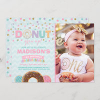 Donut Invitation Anniversaire Donut Grow Up Party