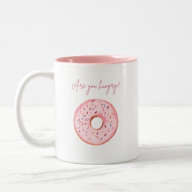Donut Mug - "As-tu faim ?" 🍩 Conception de devis (Gauche)