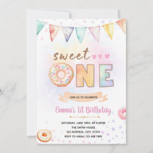 Donut ONE, invitation à l'anniversaire