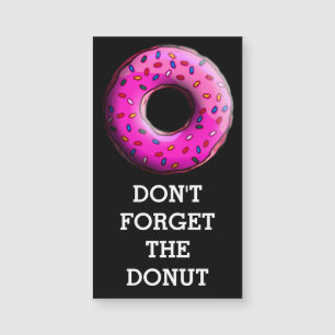 Donut Pinky avec des arrosages colorés + vos idées