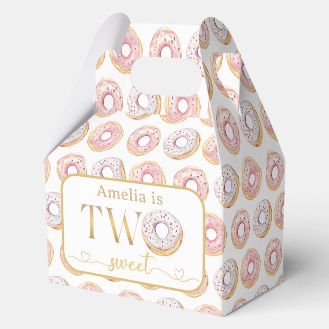 Donut rose or Ballotins d'anniversaire (Recto)