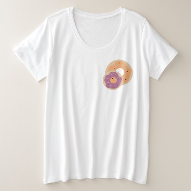 Donuts Citrouille Paillettes Déguisement Fête (Design devant)