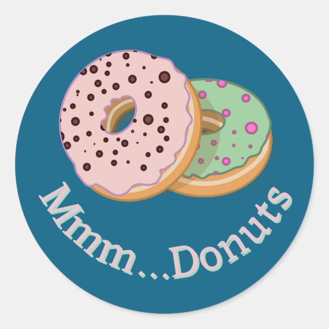 Donuts Design Stickers (Devant)